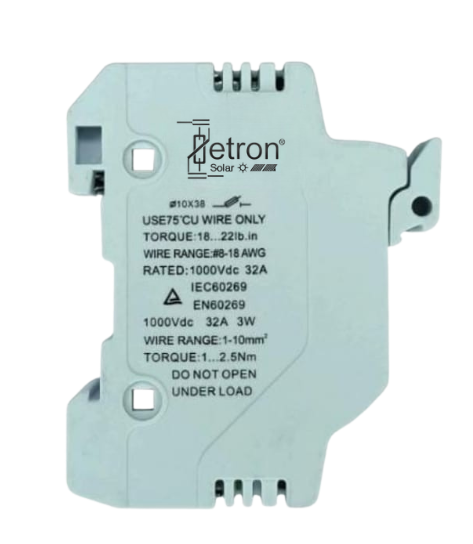 Base Fusível 1000VDC LED 32A – ZetronSolar