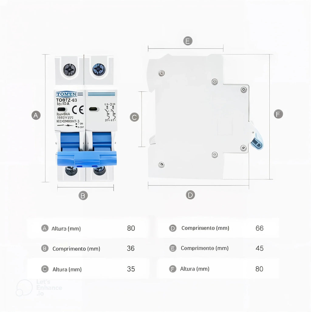 Disjuntor Bipolar 1000VDC